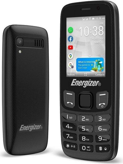 Κινητό Απλής Χρήσης Energizer E242S Dual SIM 512MB / 4GB με Κουμπιά Μαύρο