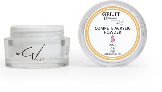 Σκόνη Ακρυλικού GEL.IT.UP Compete Acrylic 20gr Ροζ