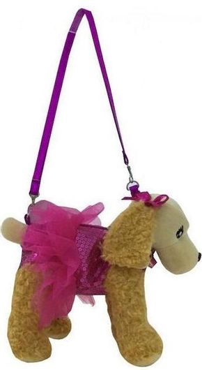 Παιδική Τσάντα Βόλτας Just Toys Doggie Star Ώμου Καφέ