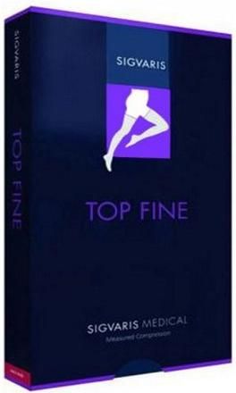 Κάλτσες Ιατρικές Διαβαθμισμένης Συμπίεσης Sigvaris TFS 701 Ριζομηρίου Κλάση 1 18-21 mmHg Μαύρο Small Long Plus