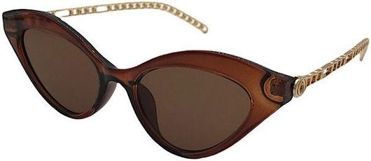 Γυναικεία Γυαλιά Ηλίου Πεταλούδα με Mixed Σκελετό Καφέ