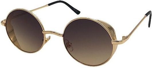 Γυναικεία Γυαλιά Ηλίου Στρογγυλά με Μεταλλικό Σκελετό Χρυσό