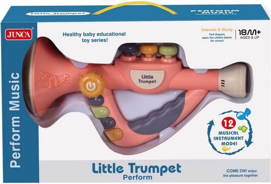Παιδική Τρομπέτα Little Trumpet για 18+ Μηνών Ροζ