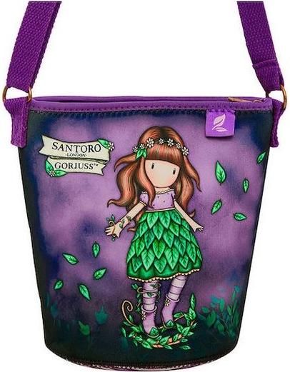 Παιδική Τσάντα Ώμου Santoro To the Ends of the Earth 19x11x19.5cm Μοβ