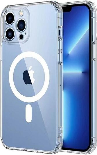 MagSafe Magnetic Phone Case 2-in-1 Inner Shockproof Back Full Coverage Transparent Protective Cover Iphone 13pro max