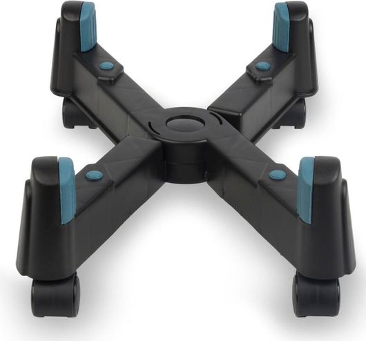 Βάση Δαπέδου Υπολογιστή NGS  με Ροδάκια Mαύρο/Γκρι