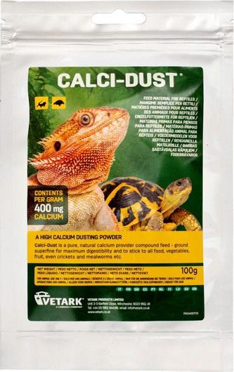 Συμπλήρωμα Ασβεστίου Calci-Dust 100gr σε Σκόνη για Ερπετά
