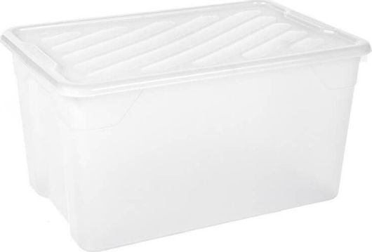 Κουτί Αποθήκευσης Nak Box Πλαστικό 67lt Λευκό