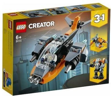 Lego Creator: 3 In 1 Cyber Drone για 6+ Ετών #31111