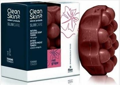 Σαπούνι για την Κυτταρίτιδα Γλουτών CleanSkin Natural Products Slimming & Anti-Cellulite με Κόκκινο Σταφύλι 100gr