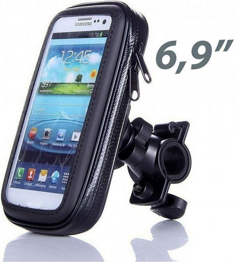 Βάση Κινητού Μοτοσυκλέτας με Αδιάβροχη Θήκη για το Τιμόνι 6.9''