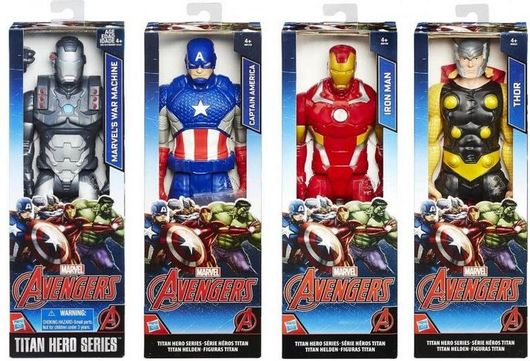 Action Figure Hasbro Avengers A Characters Titan Hero Figure Ast 30cm Τυχαία Επιλογή Σχεδίου για 4+ Eτών