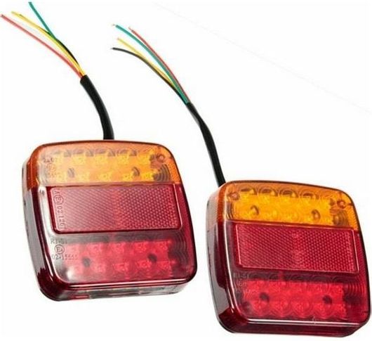 Φώτα Τρέιλερ LED με Βίδες 12V Σετ 2τμχ