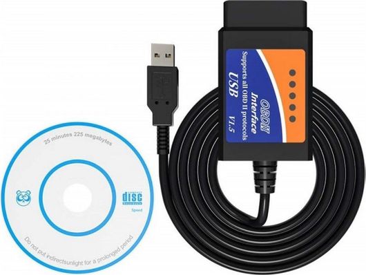 Διαγνωστικό Αυτοκινήτου Ψηφιακό OBD 2 με Καλώδιο