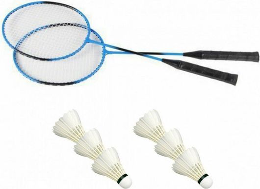 Σετ Badminton με 2 Ρακέτες & 6 Μπαλάκια Φτερού