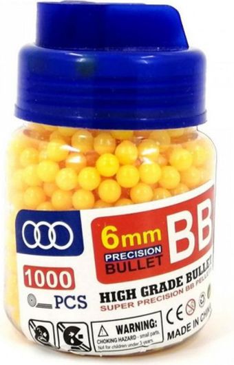 Πλαστικές Μπίλιες 6mm για Αεροβόλα Όπλα 1000τμχ