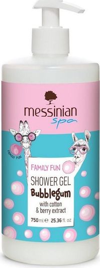 Αφρόλουτρο Messinian Spa Family Fun σε Gel Bubblegum 750ml