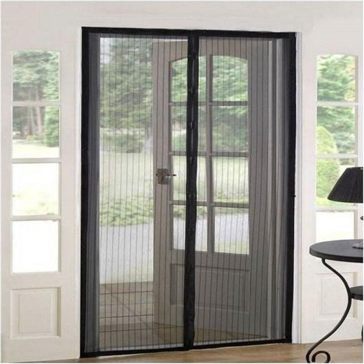 Σίτα Πόρτας Sidirela Ε-3453 Μαγνητική Μαύρη 220x140cm