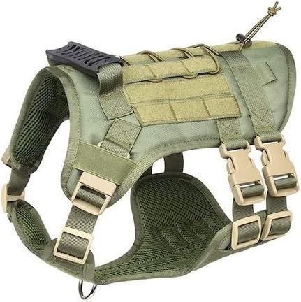 Σαμαράκι Σκύλου Military Dog Τακτικό Γιλέκο Υψηλής Ποιότητας & Αντοχής M Πράσινο