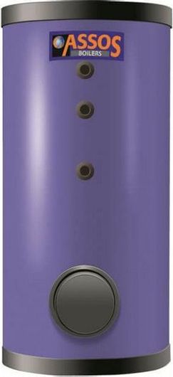 Boiler Λεβητοστασίου Assos BL2 300-A 300lt με δύο Εναλλάκτες για Αντλίες Θερμότητας