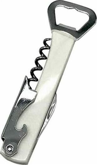 Ανοιχτήρι TG411855 για Πώματα & Φελλούς Ανοξείδωτο ABS Λευκό