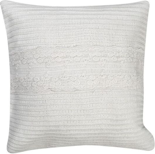 Διακοσμητικό Μαξιλάρι Espiel με Γέμιση 45x45cm Λευκό