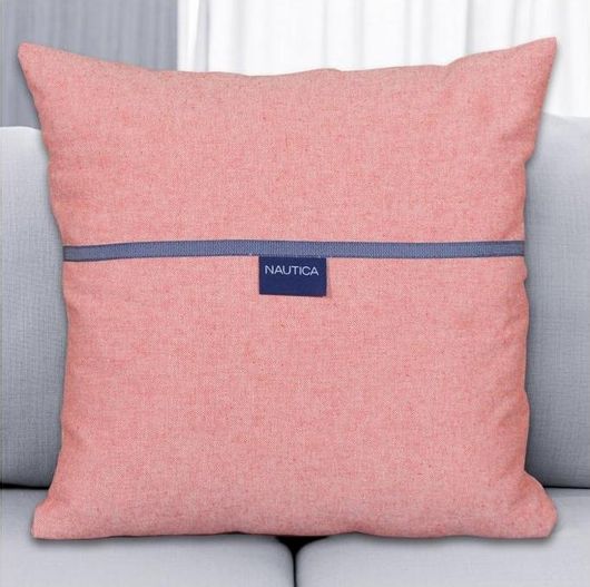 Διακοσμητική Μαξιλαροθήκη Nautica Des 206 40x40cm Oxford Κόκκινο