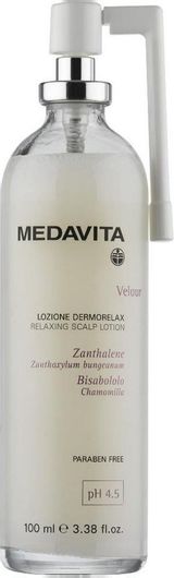 Lotion Μαλλιών Medavita Velour Relaxing Scalp για Όλους τους Τύπους Μαλλιών 100ml
