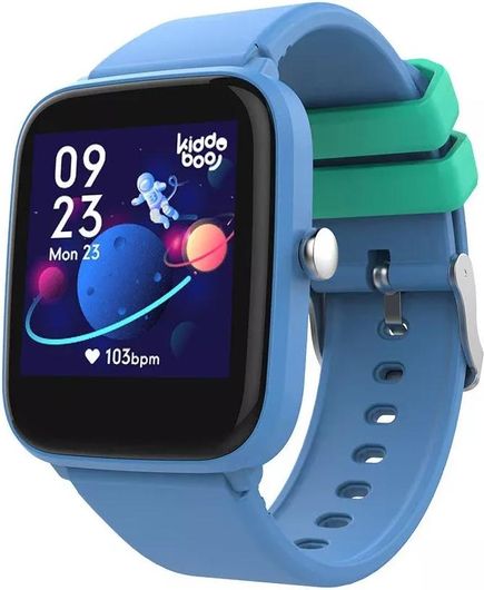 Παιδικό Smartwatch Kiddoboo με Λουράκι από Καουτσούκ / Πλαστικό Γαλάζιο