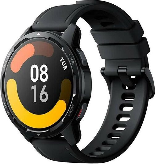 Xiaomi Watch S1 Active 47mm Αδιάβροχο με Παλμογράφο Space Black