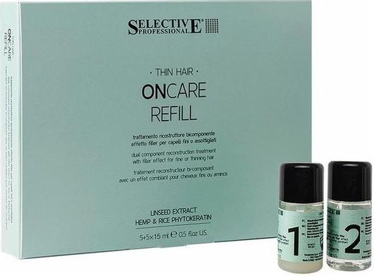 Αμπούλες Μαλλιών Selective Professional On Care Densi-Fill Αναδόμησης 10x15ml