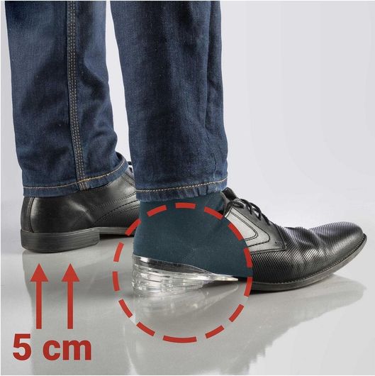 Ανατομικοί Πάτοι Παπουτσιών Σιλικόνης για Aύξηση Ύψους 10τμχ