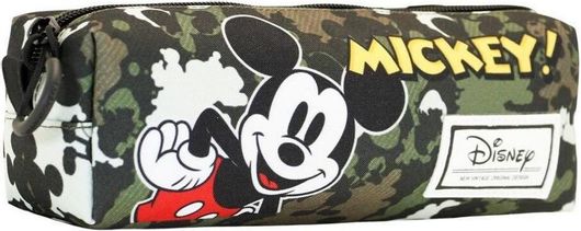 Κασετίνα Mickey Mouse Military Green Fan Square Pencil Case Mickey Mouse Surprise-03467