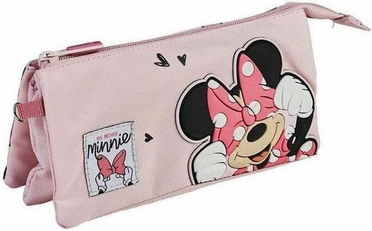 Κασετίνα Τριπλή Triple Pencil Case Disney Minnie Mouse 2100003843
