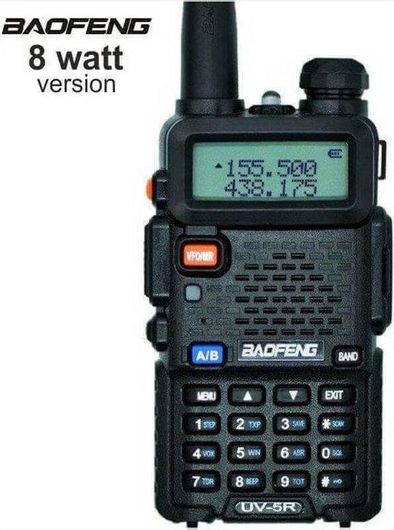 Ασύρματος Πομποδέκτης Baofeng UV-5R 8W UHF/VHF 8W με Μονόχρωμη Οθόνη