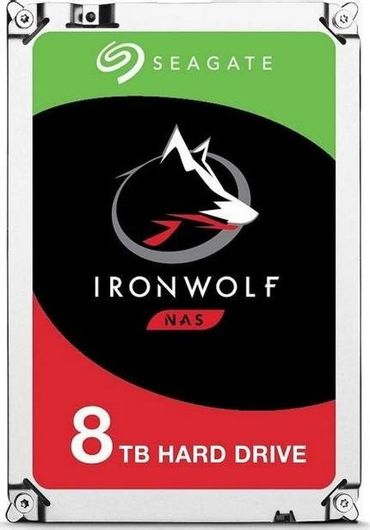 HDD Σκληρός Δίσκος Seagate Ironwolf 8TB 3.5" SATA III 5400rpm με 256MB Cache για NAS