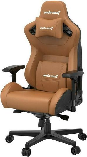 Καρέκλα Gaming Anda Seat AD12XL Kaiser II Δερματίνης με Ρυθμιζόμενα Μπράτσα Καφέ