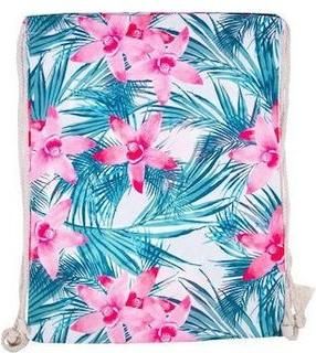 Πουγκί Πλάτης Max Fashion Tropic Flowers 34x44cm