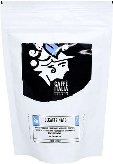 Καφές Espresso Caffe Italia Espresso Κόκκος Decaffeinato 250gr