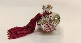 Γούρι για το Σπίτι Kostibas 5698-036BA Ρόδι Ασημί