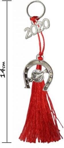 Γούρι για το Σπίτι Kostibas 6710-328 Μικρό Πέταλο με Ρόδι Μέταλλο Λευκό