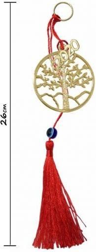 Γούρι για το Σπίτι Kostibas 6710-519X Δέντρο Ζωής Μέταλλο Χρυσαφί