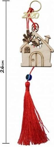 Γούρι για το Σπίτι Kostibas 6718-105 Σπίτι Ξύλο