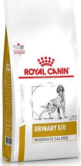 Royal Canin Veterinary Urinary S/O Moderate Calorie 1.5kg Ξηρά Τροφή Διαίτης για Ενήλικους Σκύλους με Πουλερικά και Ρύζι