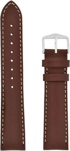 Λουράκι Ρολογιού Hirsch Trooper από Δέρμα 20mm Καφέ