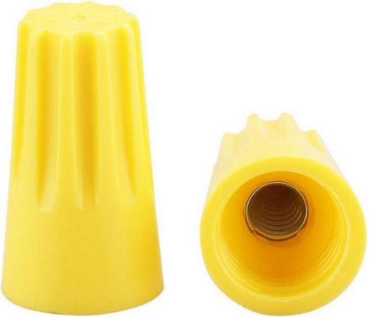 Σύνδεσμοι Καλωδίων twist-on P2 9.9mmx17.7mm TOOL-0084 Σετ 25τμχ Κίτρινο