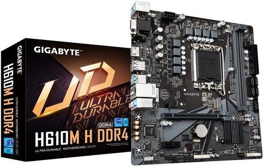 Μητρική Κάρτα Gigabyte H610M H DDR4 rev. 1.0 Micro ATX με Intel 1700 Socket