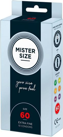 Mister Size Προφυλακτικά Extra Fine Size 60mm Λεπτά 10τμχ