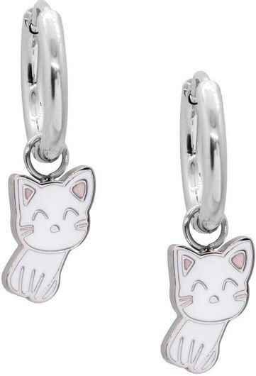 Παιδικά Σκουλαρίκια Σετ Ζωάκια Κρίκοι Ατσάλινα