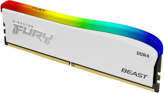 Μνήμη RAM Kingston Fury Beast RGB 16GB DDR4 με Ταχύτητα 3600 για Desktop
